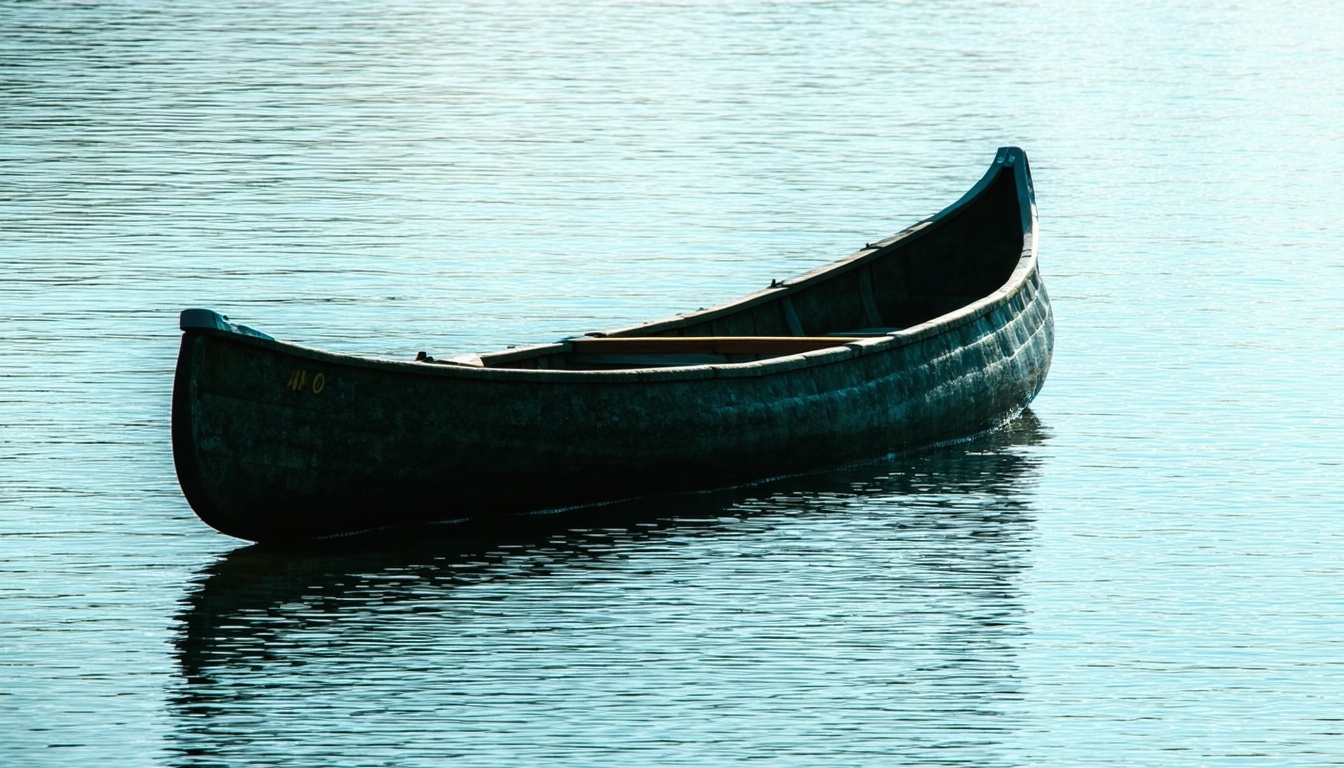 Canoe on water